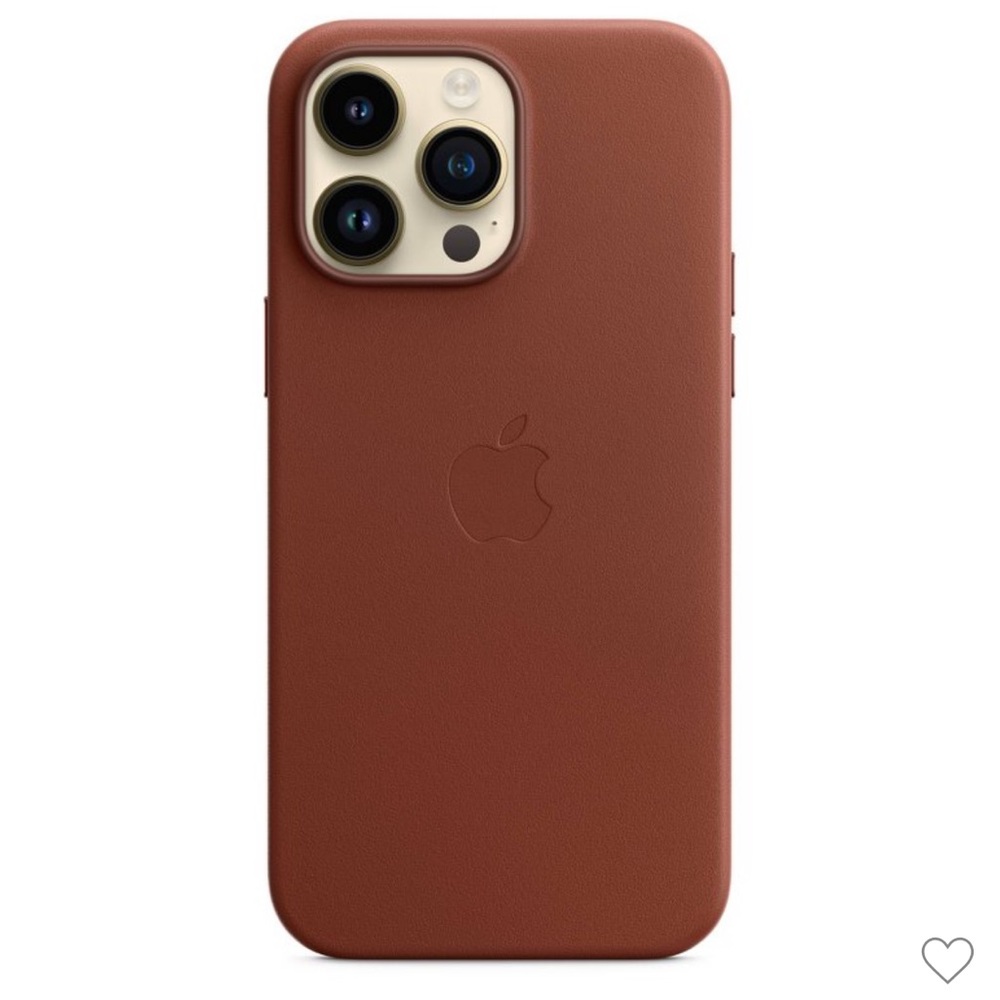 Apple Leather Case with MagSafe for iPhone 14 Pro Max NWT